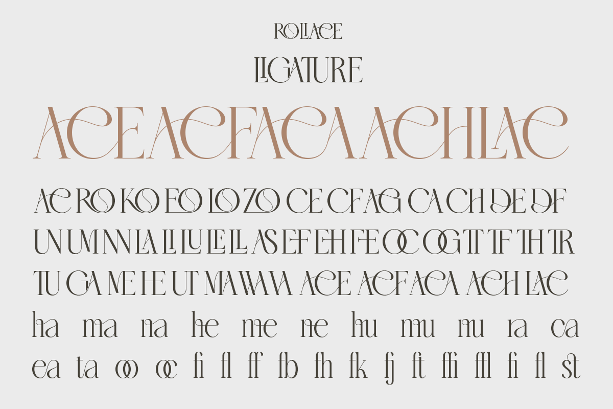 Roliace - Elegant Classy Display, a Serif Font by Qweera Studio (Photo 11 of 12)