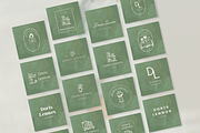Author Canva logo template, a Branding & Logo Template by Petite Zakka Boutique (Thumbnail 2 of 7)