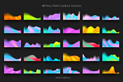 Vibrant Wavy Gradient Shapes, a Texture Graphic by le-genda (Thumbnail 2 of 14)