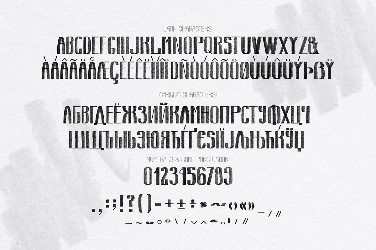 Flat Pencil - SVG font family, a Handwritten Font by Ekaterina Glazkova (Photo 2 of 7)