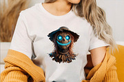 Creepy Black and Blue Halloween Pump, an Illustration by SVGArt (Thumbnail 5 of 8)