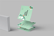 5 Accordion Square Flyer Mockups, an Advertising Mockup by megostudi0 (Thumbnail 7 of 7)