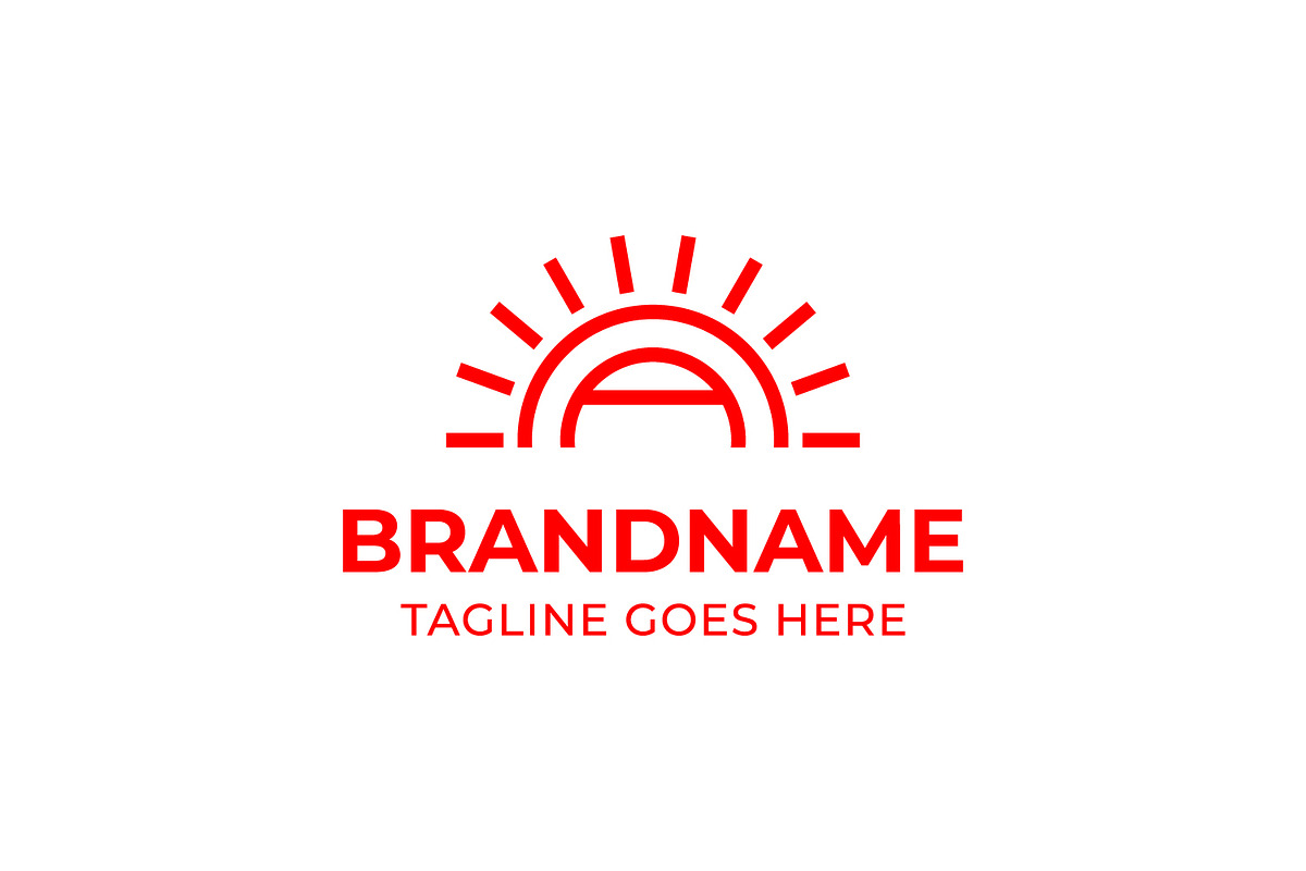 Letters NA Sunrise Logo, a Branding & Logo Template by Pray Art Design Studio (Photo 1 of 2)