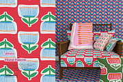 Flow Abstract Modern Flower Pattern, a Pattern Graphic by likorbut (Thumbnail 3 of 10)