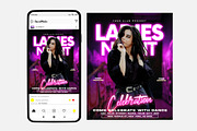 Ladies Nights Instagram ( PSD ), a Flyer Template by studioflyers.com (Thumbnail 2 of 3)