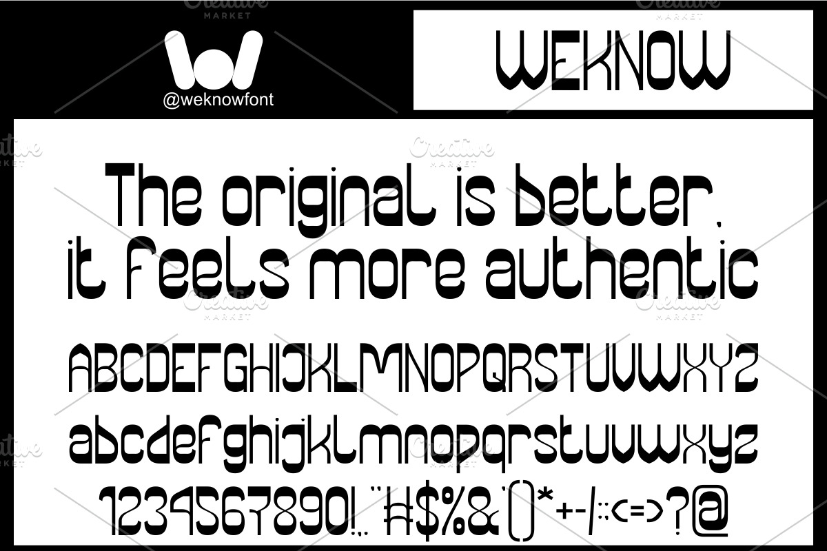 Super Easy font, a Sans Serif Font by weknow (Photo 3 of 8)