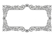 Vintage Rectangle Frame SVG Bundle, an Illustration by Designs_River (Thumbnail 8 of 31)