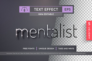 Metal Editable Text Effects