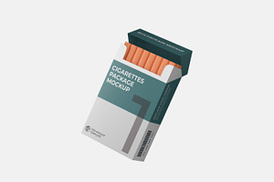 Cigarretes Mockup