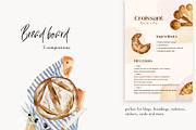 Bread and Bakery. Watercolor Food, a Food Illustration by NiKO (Thumbnail 3 of 8)