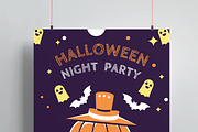 Halloween Night Party, a Flyer Template by MightyDesign (Thumbnail 2 of 8)