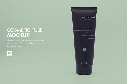 Cosmetic Tube Mockup, a Packaging Mockup by Unio Designs