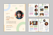 School Fundraising Brochure Layout, a Templates & Theme by studiogstock (Thumbnail 1 of 5)