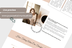 Boho Wordpress Elementor Template