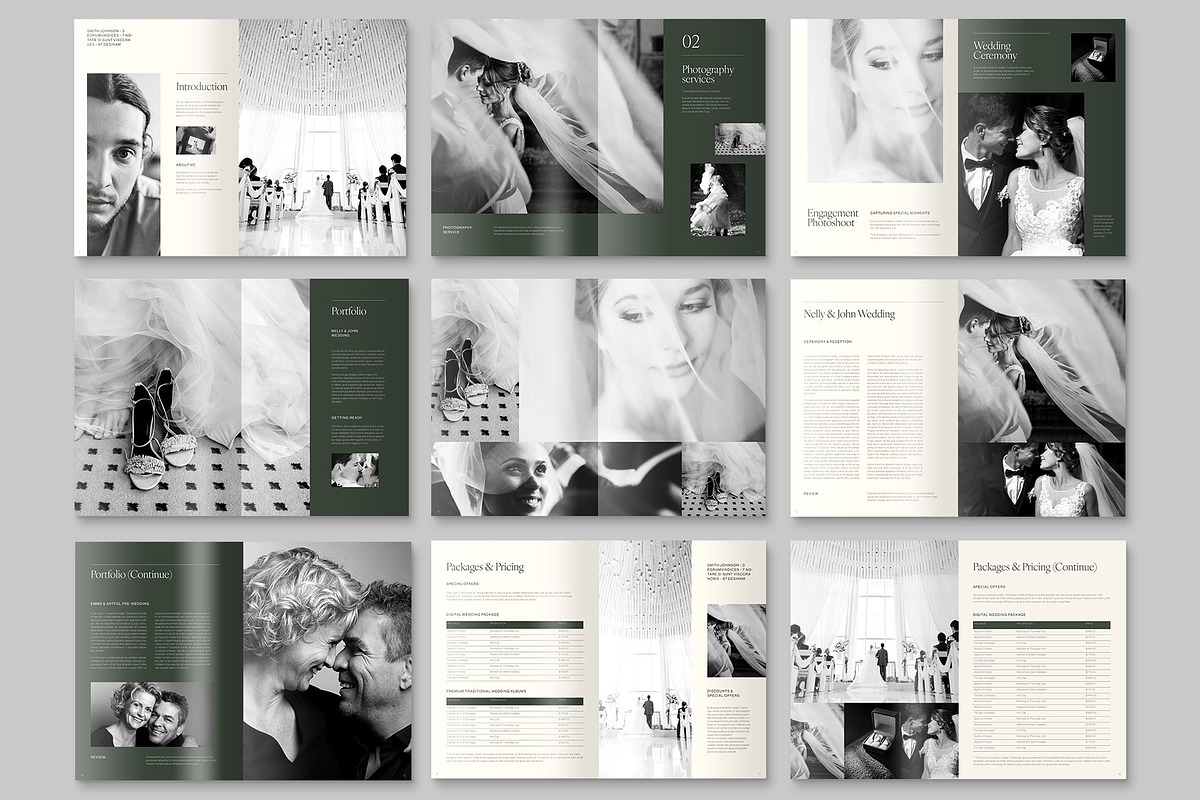 Wedding Photographer Brochure, a Brochure Template by BrandPacks (Photo 2 of 5)