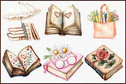 Coquette Summer Reading Clipart, an Illustration by Sublimation Artist (Thumbnail 3 of 6)