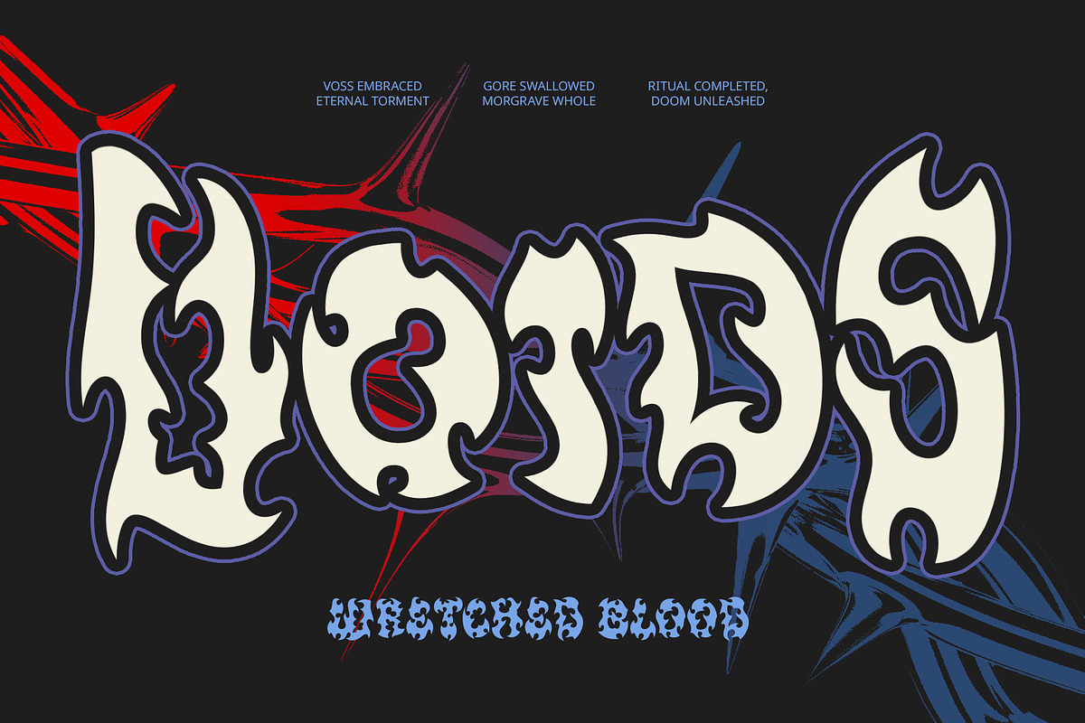 CS Demure – Black Metal Font, a Blackletter Font by Craft Supply Co. (Photo 3 of 8)