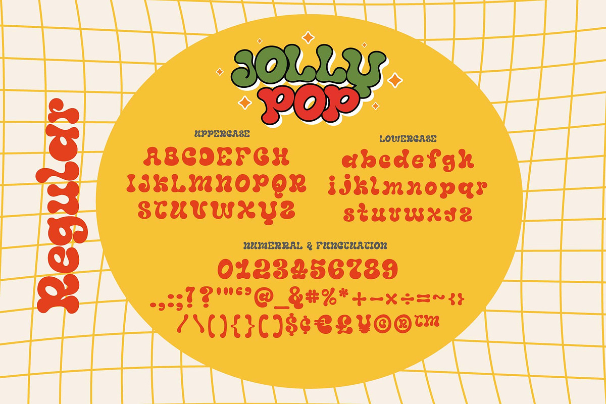 Jolly Pop font, a Handwritten Font by KengGraphic (Photo 8 of 11)