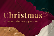 Christmas abstract shapes, a Texture Graphic by Helen Halik art (Thumbnail 1 of 7)