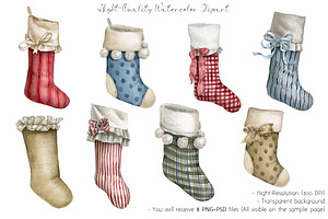 Winter Holiday Christmas Socks Set