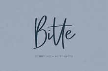 Bitte Handwriting Font