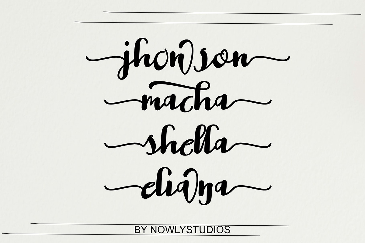 Certain Script, a Script Font by Nowlystudios (Photo 4 of 6)