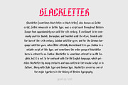 Blackword NeoGothic, a Blackletter Font by Sentavio (Thumbnail 5 of 7)