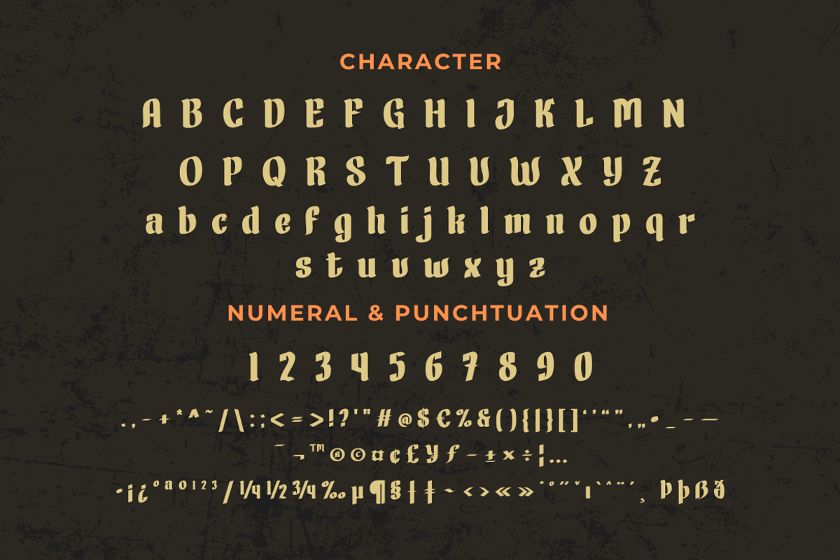 Fanhen, a Blackletter Font by twinstd (Photo 11 of 13)