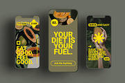 10 Healthy Food Instagram Posts & St, a Social Media Template by Parisa-Artstudio (Thumbnail 2 of 2)