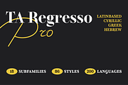 TA Regresso Display, a Serif Font by TAFT Foundry (Thumbnail 1 of 11)