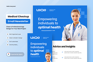 Medical Checkup Email Newsletter, a Templates & Theme by SquidPixey