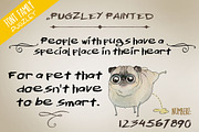 11 Handmade Font Family Pugzley, a Font by the little wonder shop (Thumbnail 12 of 14)