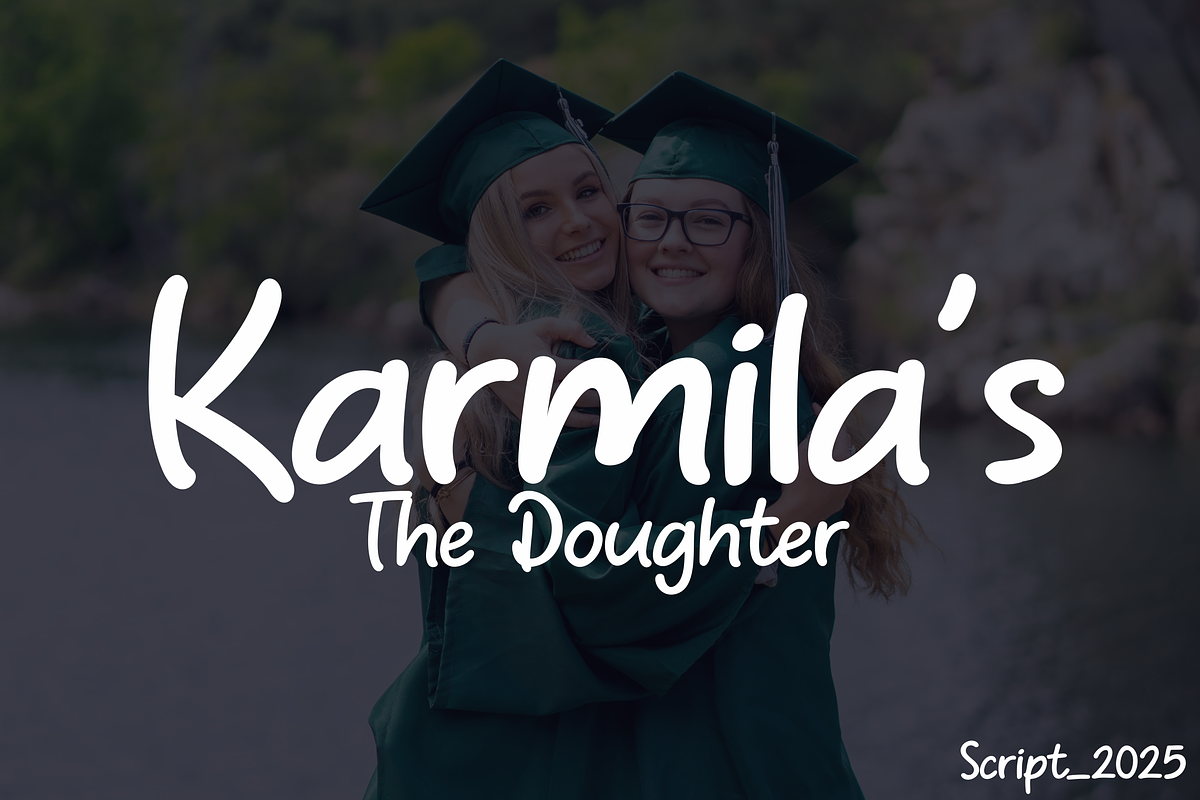 Karmila's The Doughter - Font Beauty, a Script Font by Monoletter Studio (Photo 1 of 3)