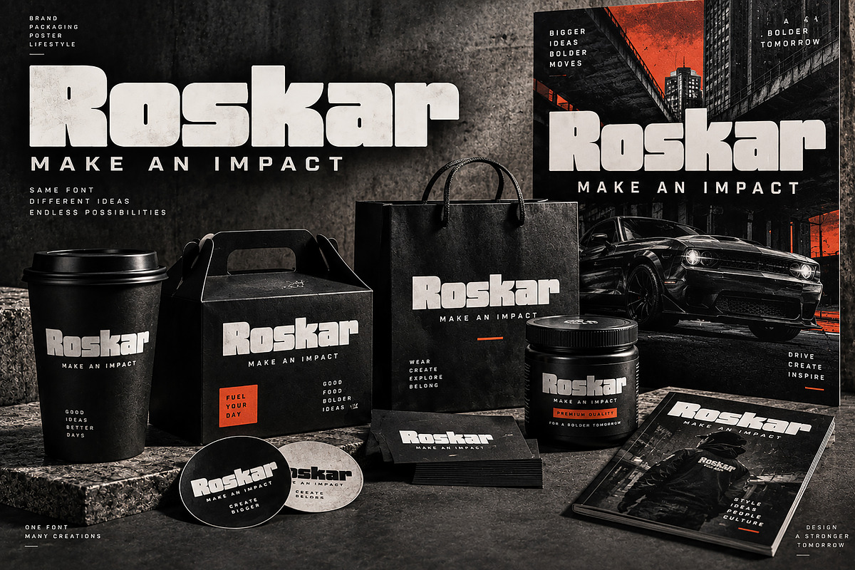 Roskar, a Slab Serif Font by Wow Magic (Photo 4 of 5)