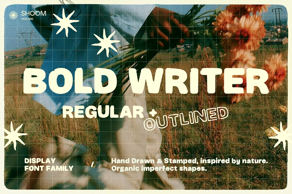 Bold Writer: Chunky Font Family, a Sans Serif Font by SHOOM HOUSE (Photo 1 of 17)