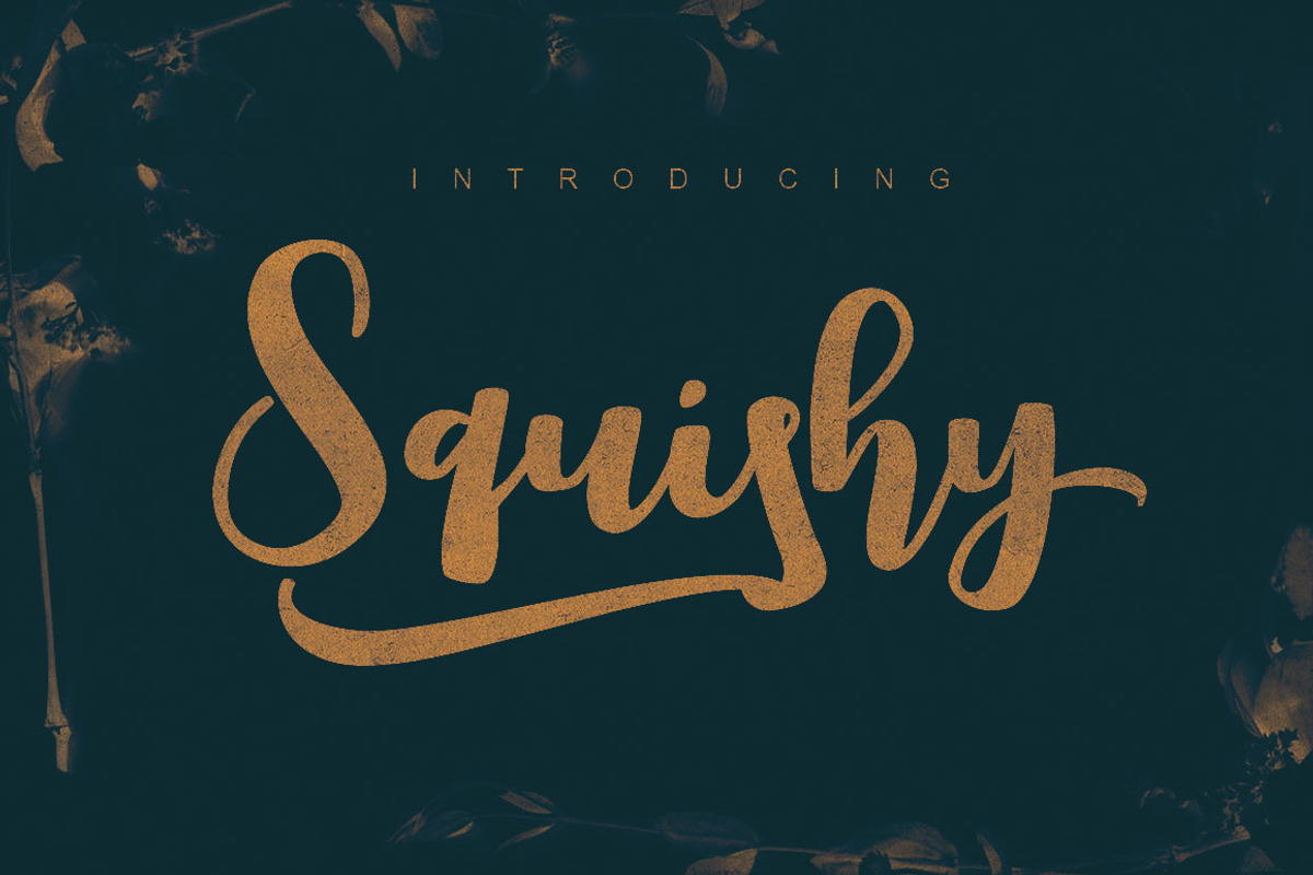 Squishy Script Font preview 5