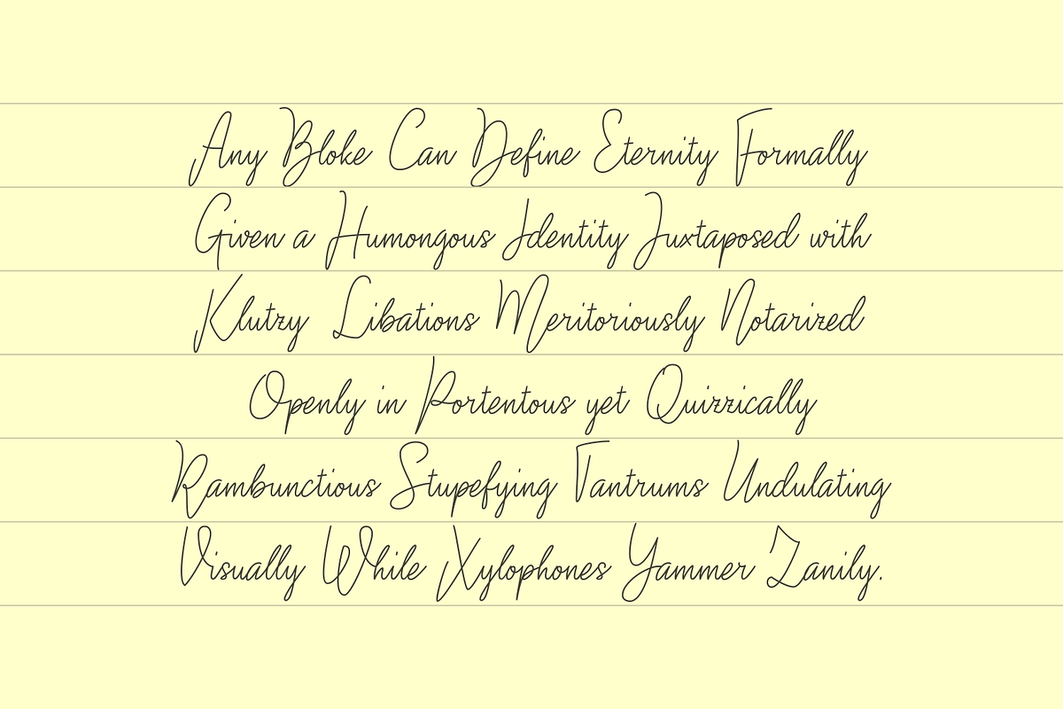 Bampton - Signature Type preview 3