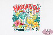 Margarita Cocktail Summer Party PNG, an Illustration by Daily.Designs (Thumbnail 1 of 5)