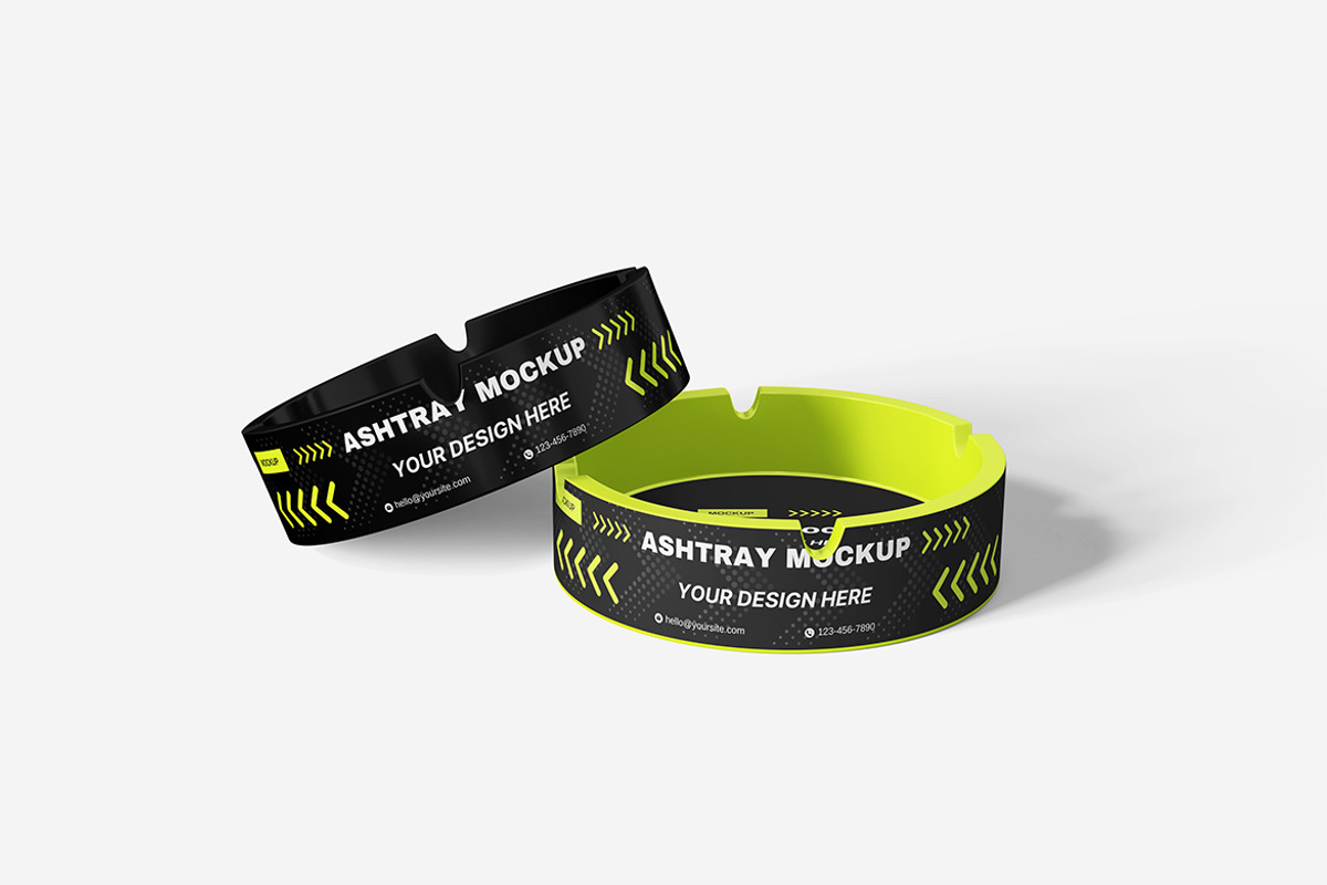 Ashtray Mockup, a Product Mockup by MrLetters (Photo 3 of 5)