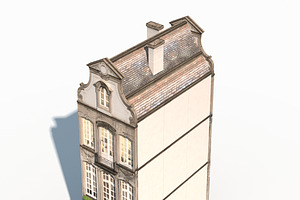 Buildings Facade 181 Low Poly