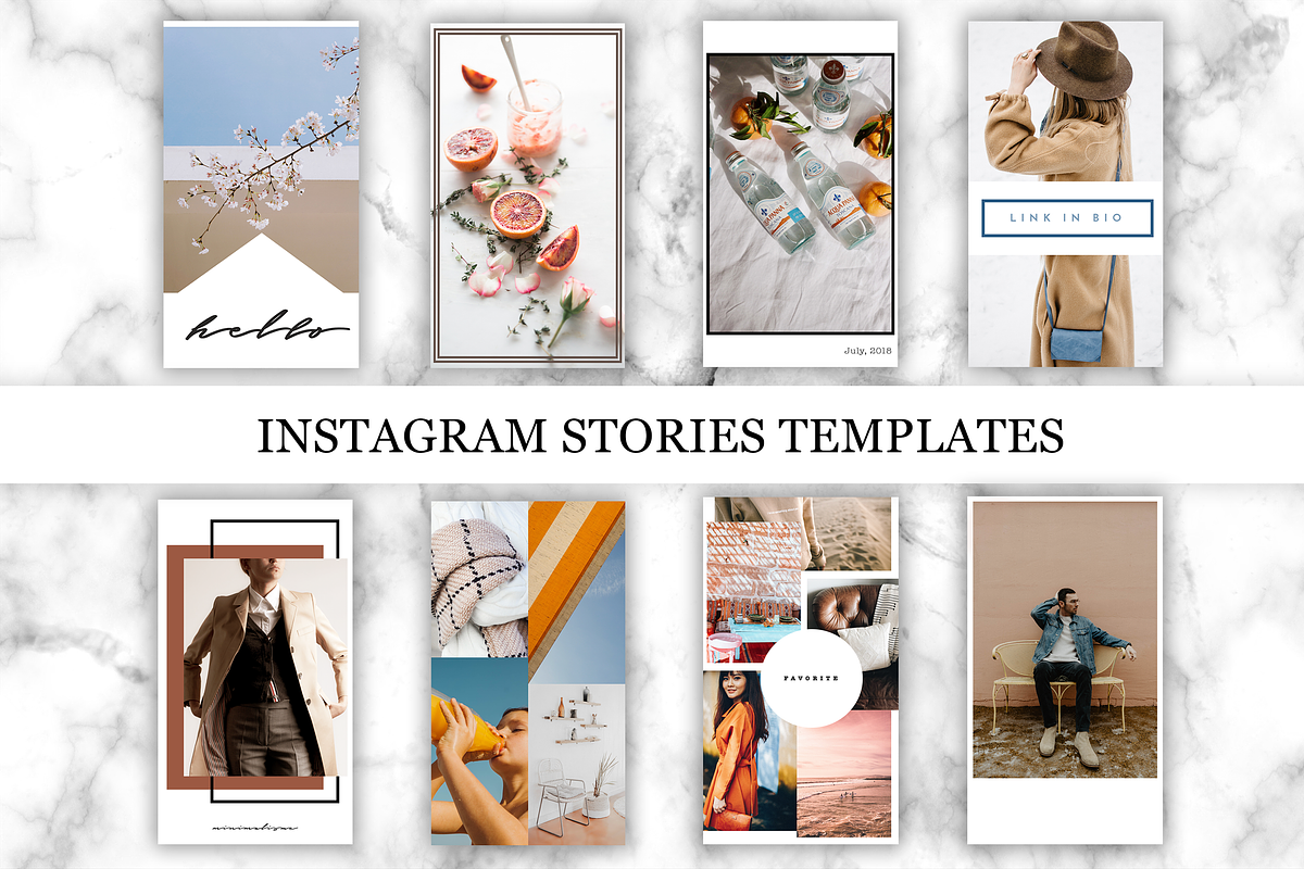 Instagram stories templates, a Social Media Template by ArtuscoDesign (Photo 1 of 5)