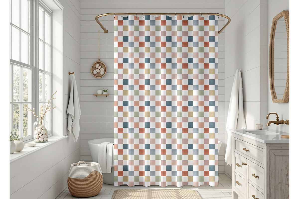 Serene Pastel Grid Seamless Pattern, a Pattern Graphic by OwlAndFern (Photo 9 of 11)