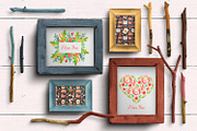 Valentines Day watercolor Set, an Illustration by annasokol_ (Thumbnail 12 of 12)