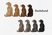 Watercolor Dog Breeds Clipart., an Animal Illustration by ColorfulPT (Thumbnail 2 of 8)