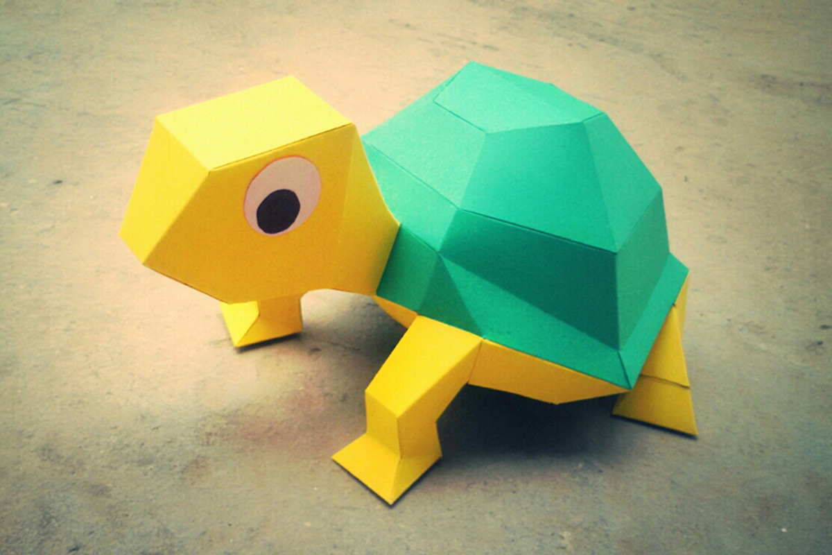 DIY Tortoise - 3d papercraft, a Templates & Theme by PAPER amaze (Photo 3 of 3)
