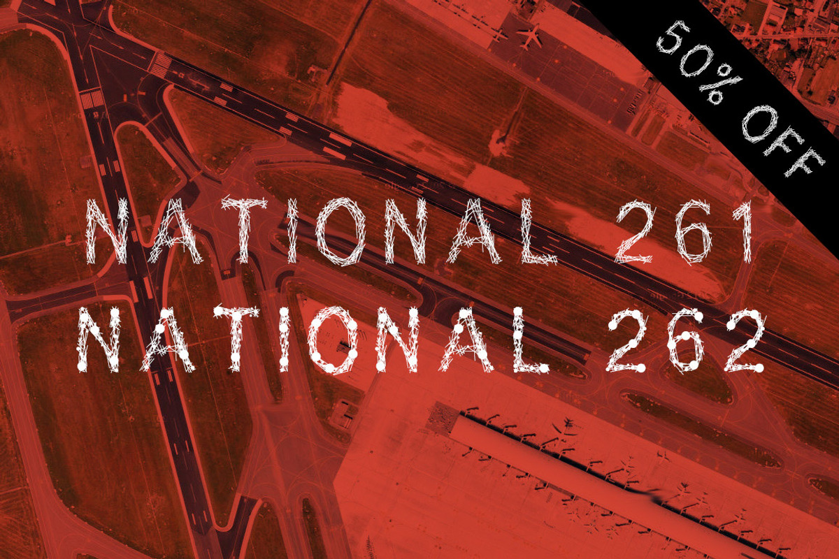 National 261/262 - fonts - 50% OFF !