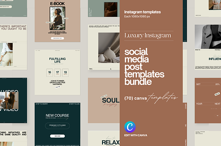 Social Media Bundle For Marketing, a Social Media Template by Prapti Design