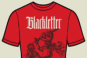 Durers Woodcut blackletter gothic, a Blackletter Font by kaer_shop (Thumbnail 9 of 12)