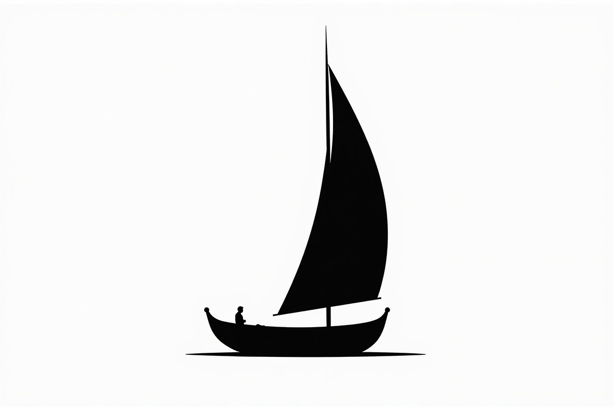 Sailing & Cargo Ship Silhouette Pack, an Illustration by Designs_River (Photo 7 of 9)