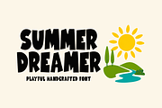 Summer Dreamer Typeface, a Sans Serif Font by Seemly Fonts (Thumbnail 1 of 6)